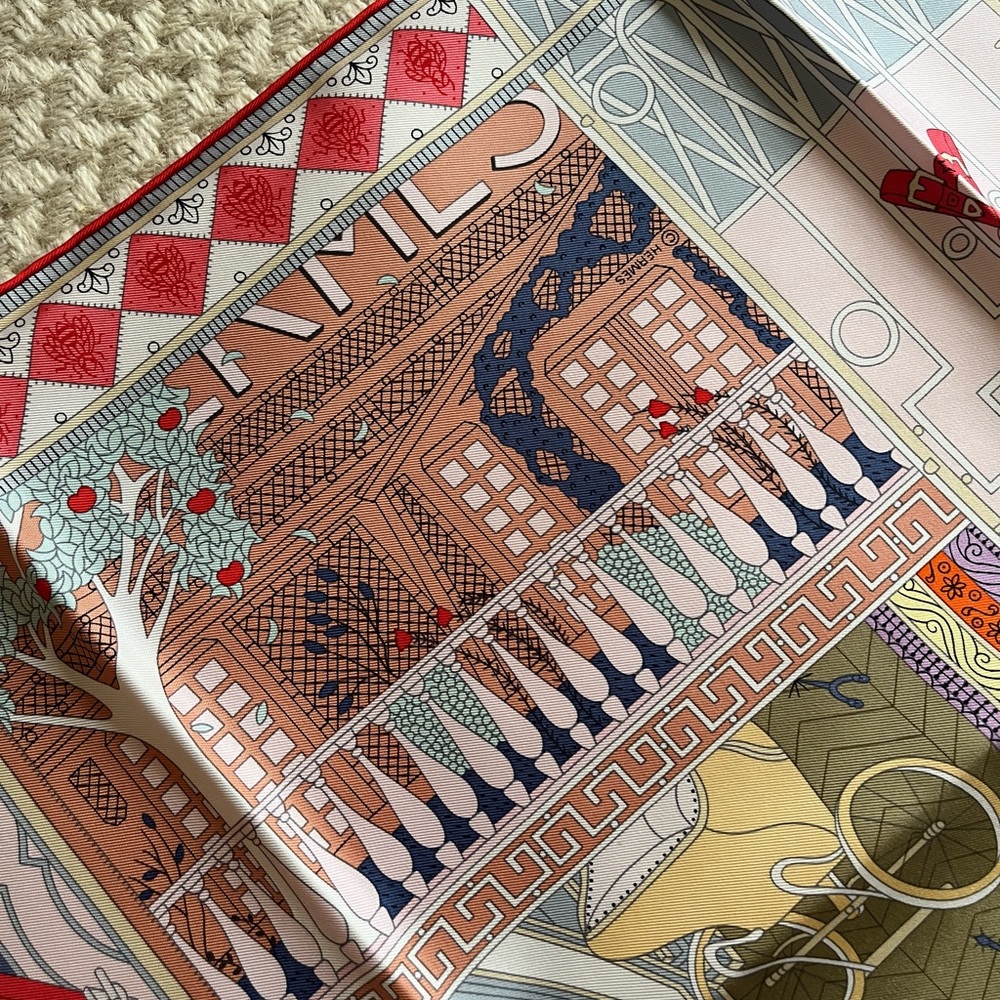 Hermes scarf Objets de Curiosite Silk Scarf w/ Tags
 - objects of curiosity NWT - Picture 4 of 8